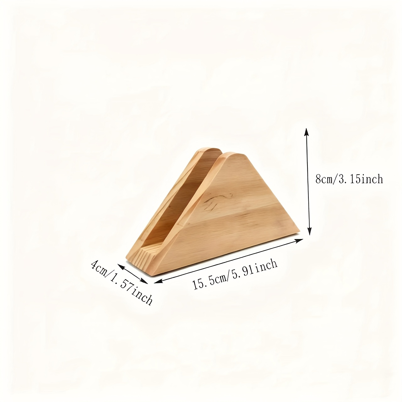 Advanced Solid Wood Triangular Tissue Western Restaurant Hotel Napkins