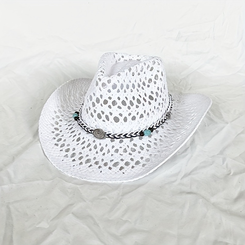 1pc Asian Style Foldable Sun Shade Straw Hat For Farmer Beach Queue Up  Builder Palm Leaf Straw Unisex Wide Brim Panama Hat 35cm 13 77in 25cm 9  84in