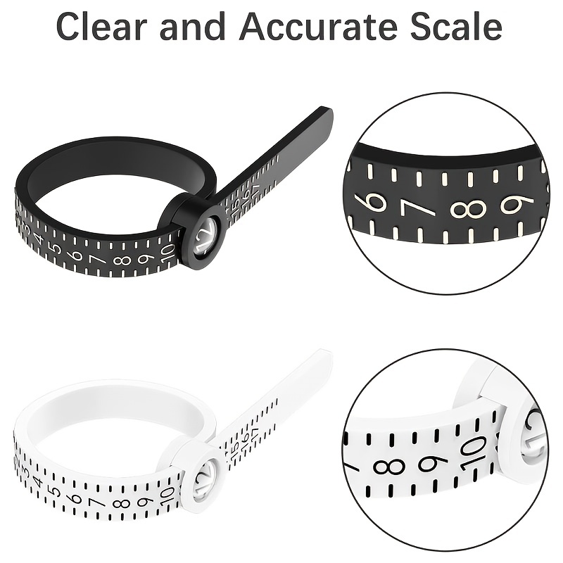Herramientas Talla Medidor De Tamaño De Anillos Pack De Con