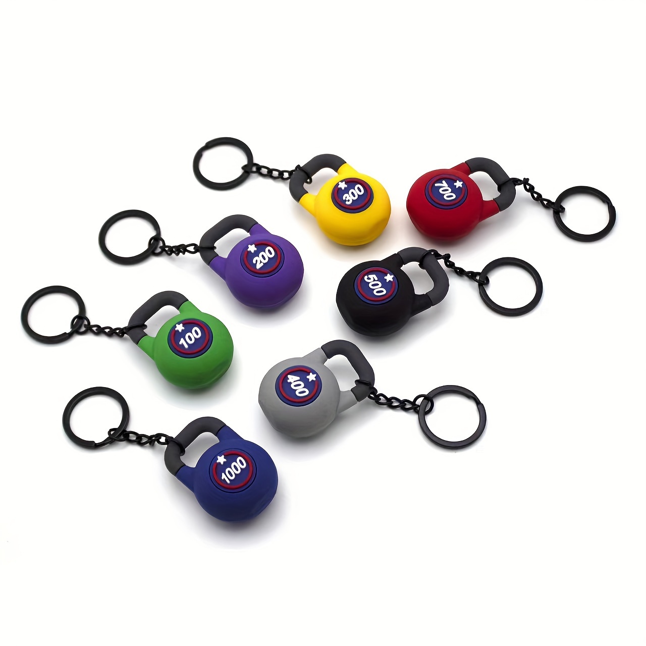 

Mini Rubber Kettlebell Keychain - , Portable, And Accessory For Backpacks, Car , And Gym Bags - Perfect Gift Idea For Fitness Enthusiasts And Outdoor Lovers