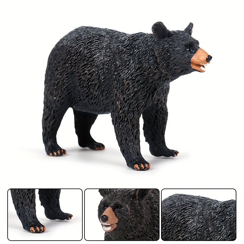 Brown Bear Animal Model Doll Game Decoration Collection Bonsai Props
