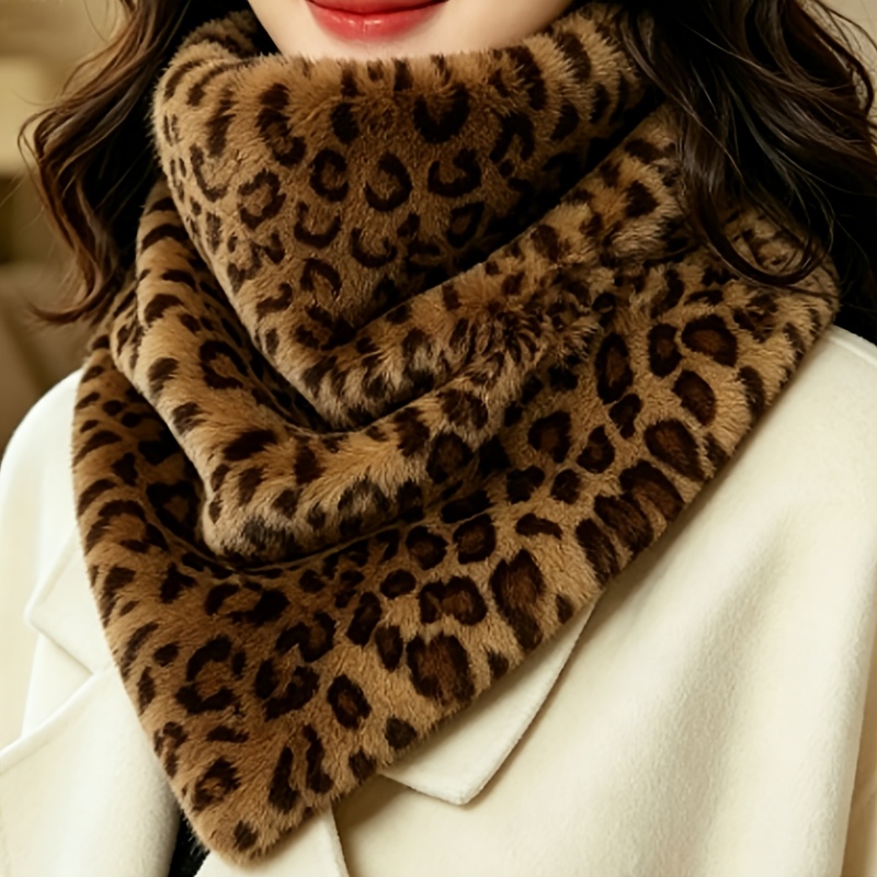 TEMU Women's Autumn Winter Warm Scarf, Temperament All-match Neck Protector All-match Neck Scarf
