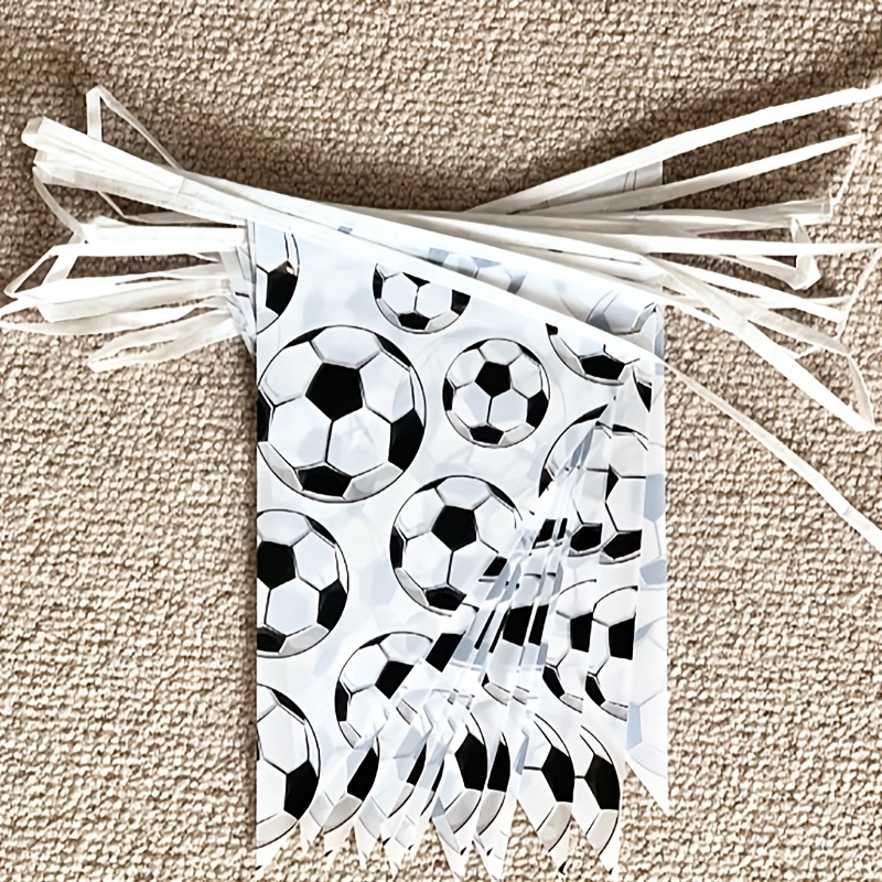 soccer party decorations soccer theme party supplies football bunting pennant banner football party decorations 20 flags soccer for birthday party     decor