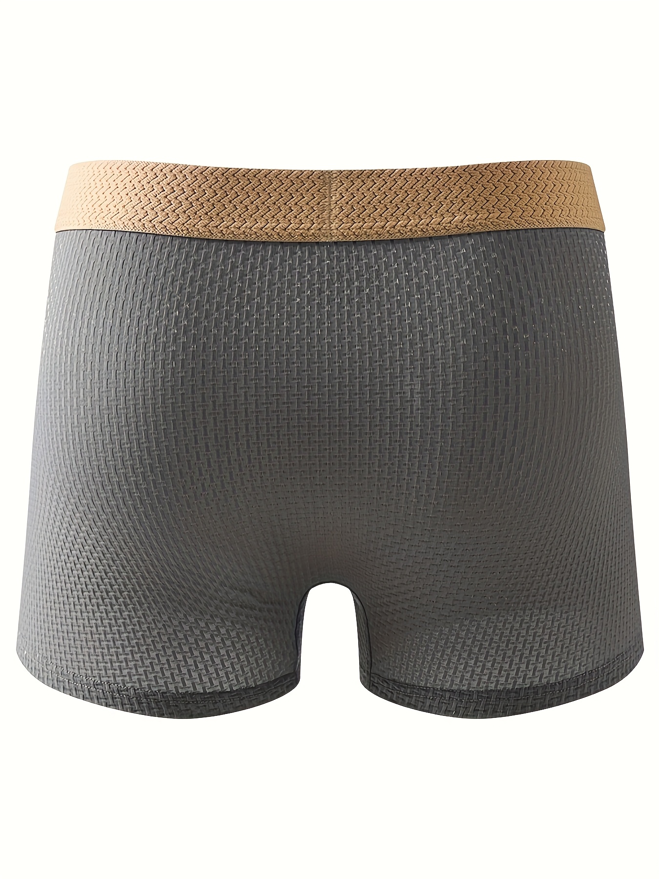 6pcs pack mens boxer briefs underwear solid color breathable polyester boxers suitable for daily wear casual use soft comfortable low   underwear no mixed colors 1