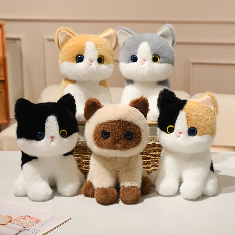 weighted cat stuffed animal sold on Temu United States
