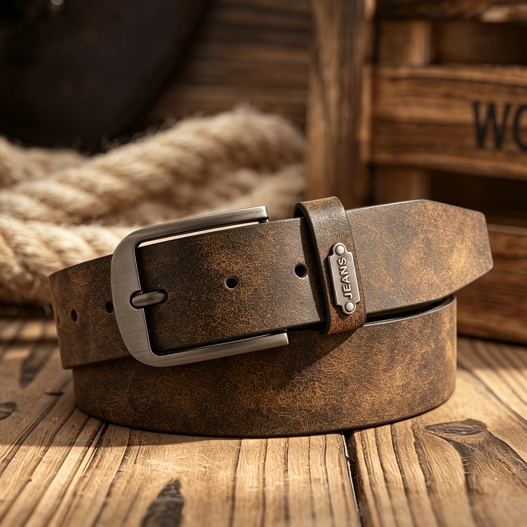 TEMU Cintura da - Confezione singola o , stile multifunzionale casual da lavoro, bell' da cowboy western, fibbia a perno in resistente, facile da
