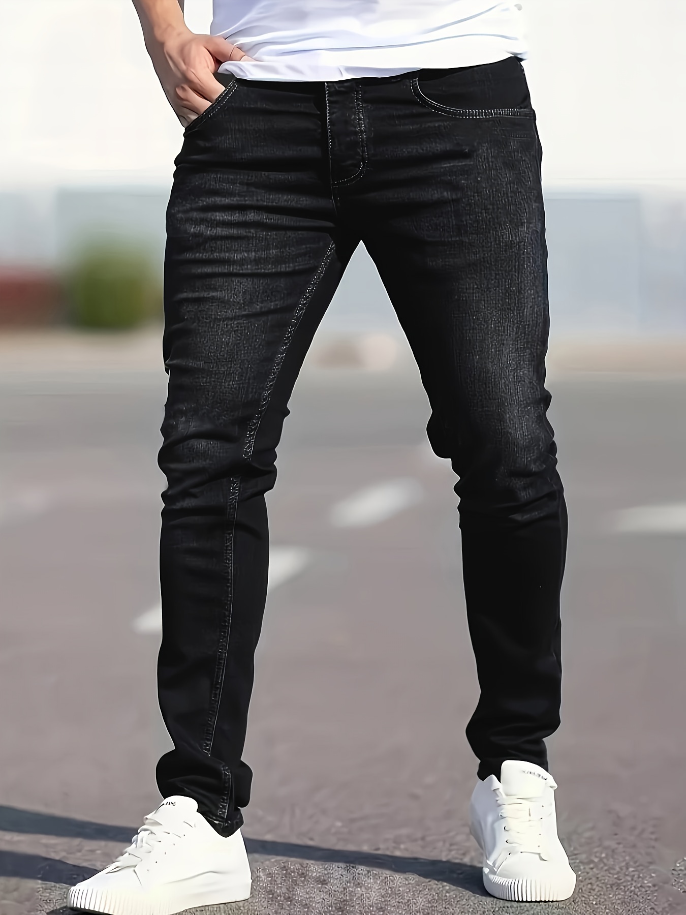 Men's Casual Slim-Fit Stretch Pants