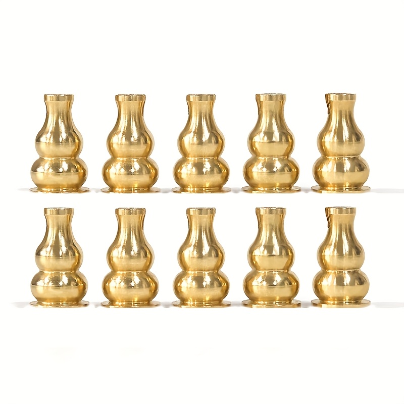 Image of 10pcs Copper Alloy Gourd Incense Wire Incense Coil Incense Bracket Incense Holder Fumigation Stove Bracket -repellent Incense Bracket Alloy Bracket Accessories
