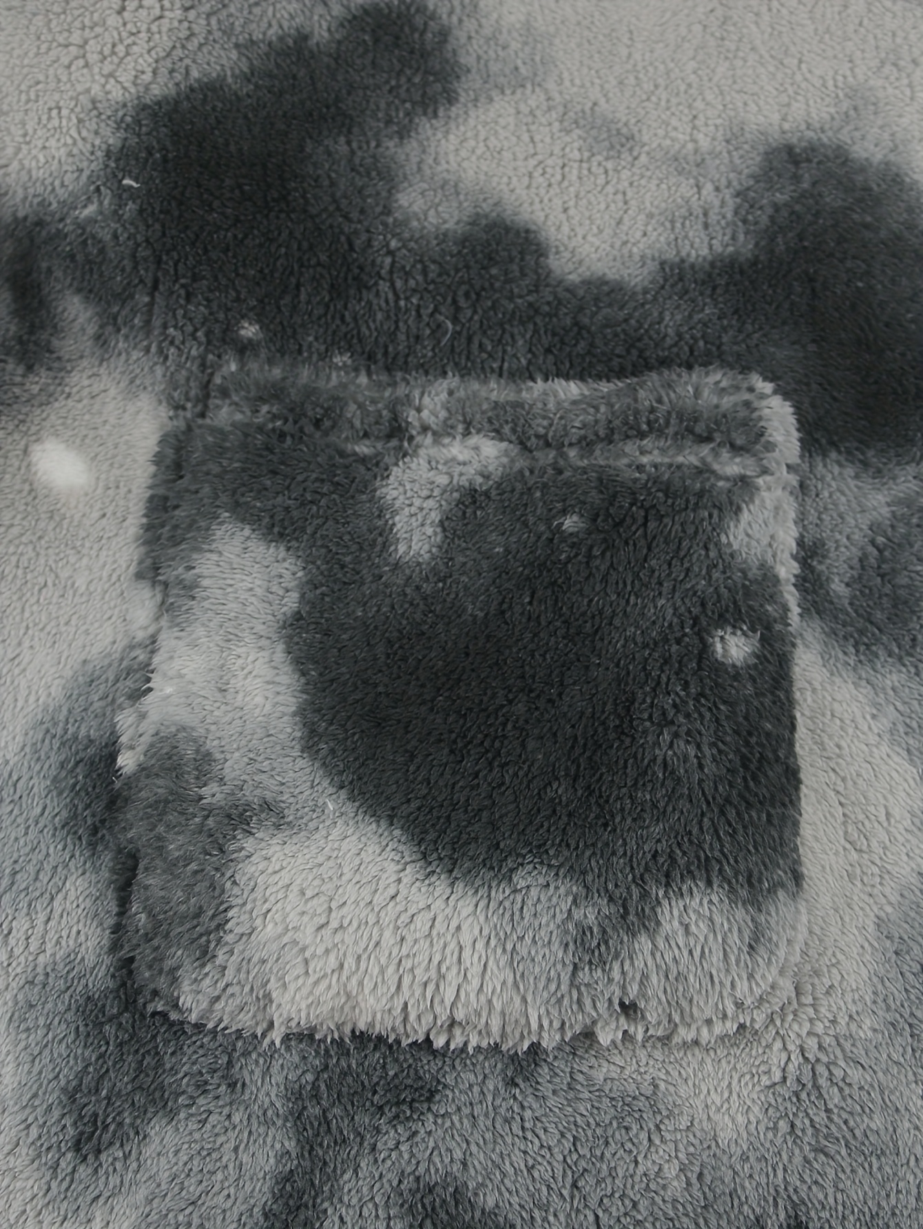 Men's Tie-Dye Coral Hooded Robe - Long Sleeve Kimono Sleepwear with Belt, Loose Fit Winter Robe for home, Spa & Outdoor, Warm Lined Jacket (Tie-Dye Pattern) - Machine Washable All-Season Wear