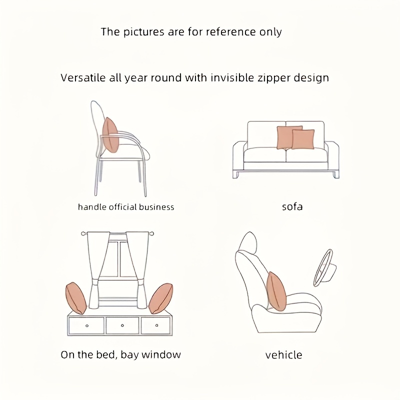 Funda de Cojín 2D Plana - 1 pieza con Estampado 2D Plano de Golden Retriever | 45.72X45.72 cm, Bordado No Real, Impresión a Doble Cara, Funda de Cojín de Poliéster con Cremallera, Lavable a Máquina para Decoración del Hogar, Oficina, Sofá, Cama, Coche (Sin Relleno)