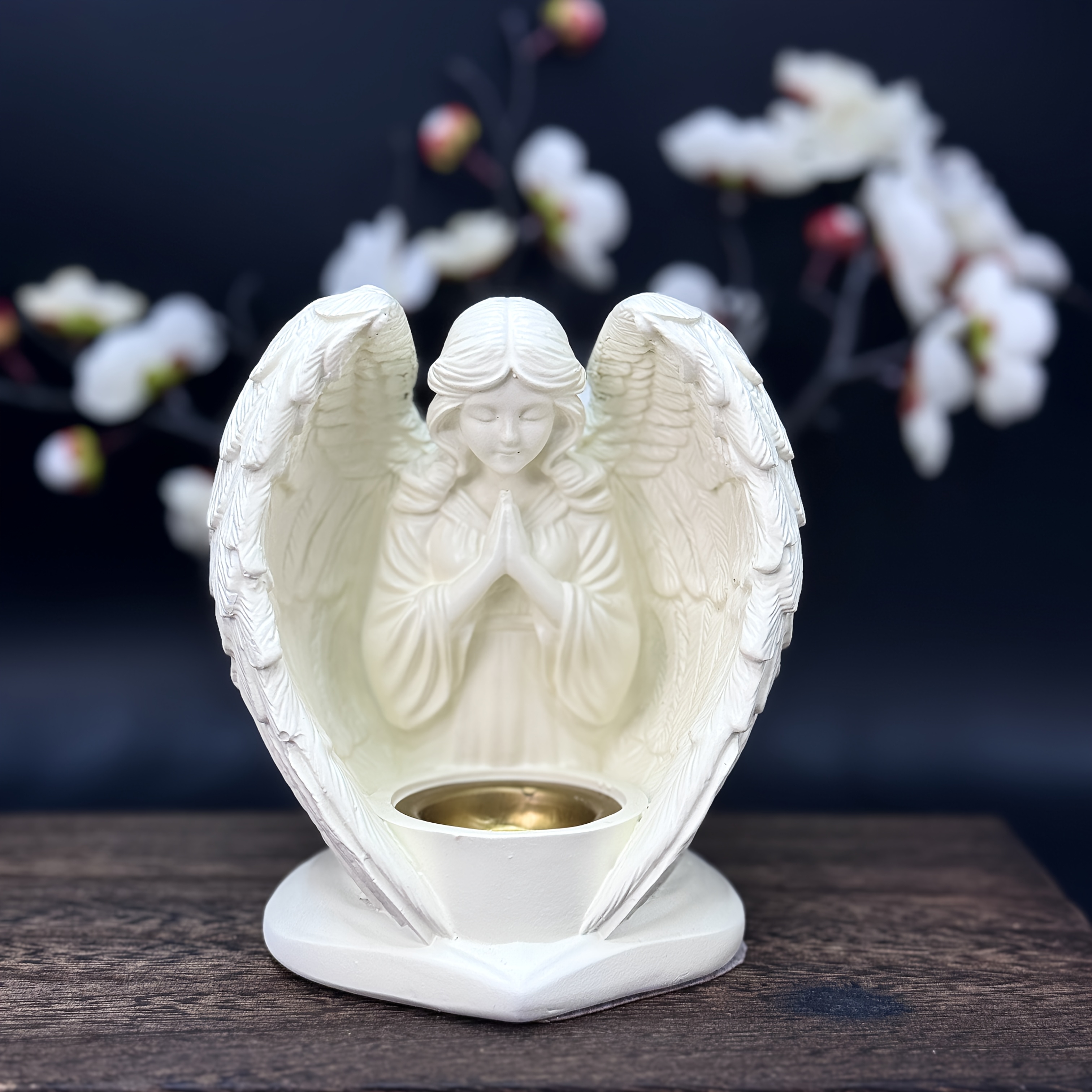 1pc, European Girl Incense Holder And Rack, Guardian Candlestick, Desktop Office Tea Room Ornament, Couple's Romantic Thanksgiving Gift, Resin Figure Small American European Sculpture