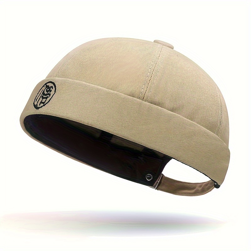 1pc Spring's Fashionable Hip-Hop Hat Without Brim, Brimless Round Hat for Men and Women,Temu