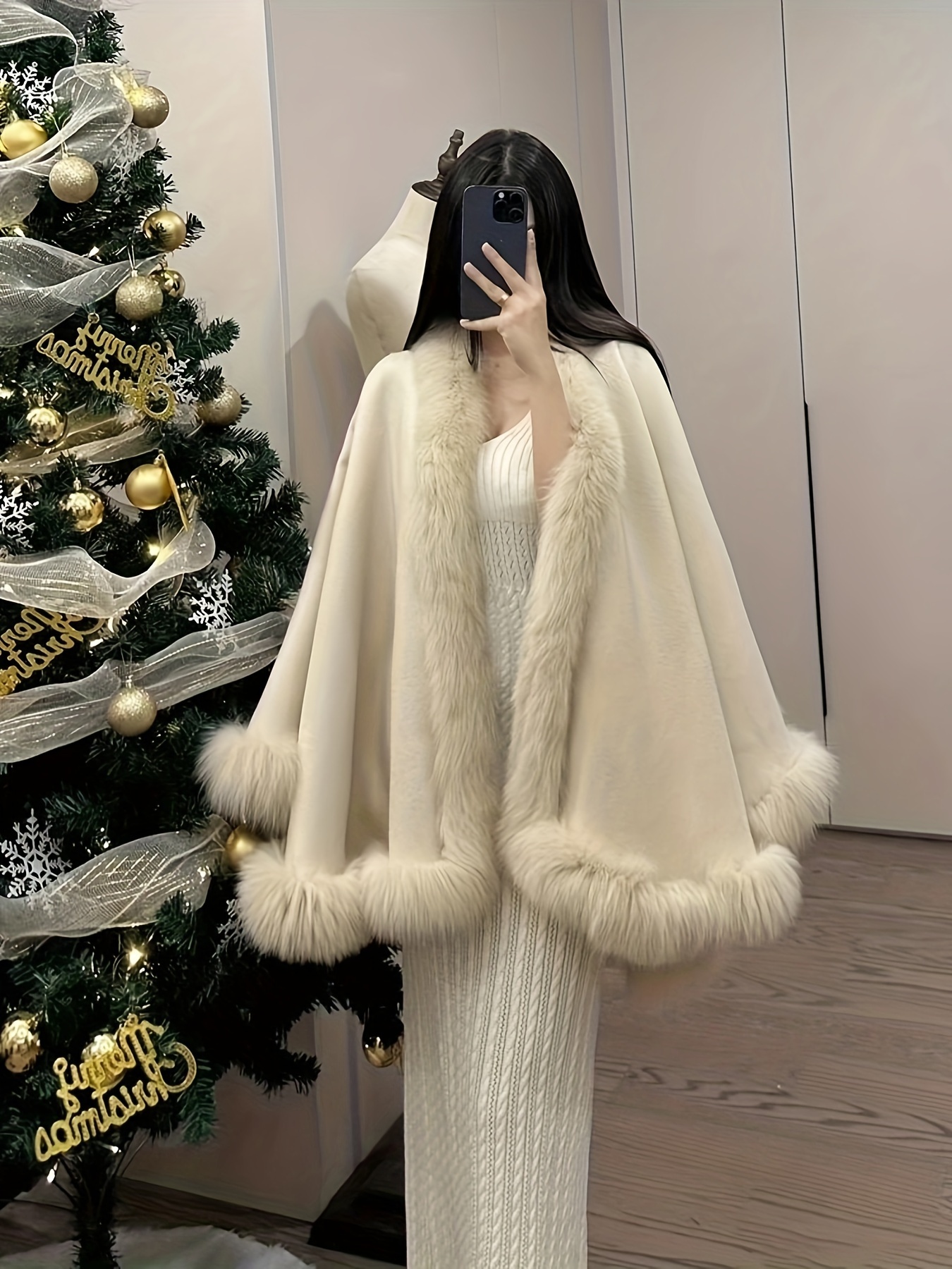 Cape Coat Plus Size Dressy Winter Coats DTBPRQ Women's Hooded