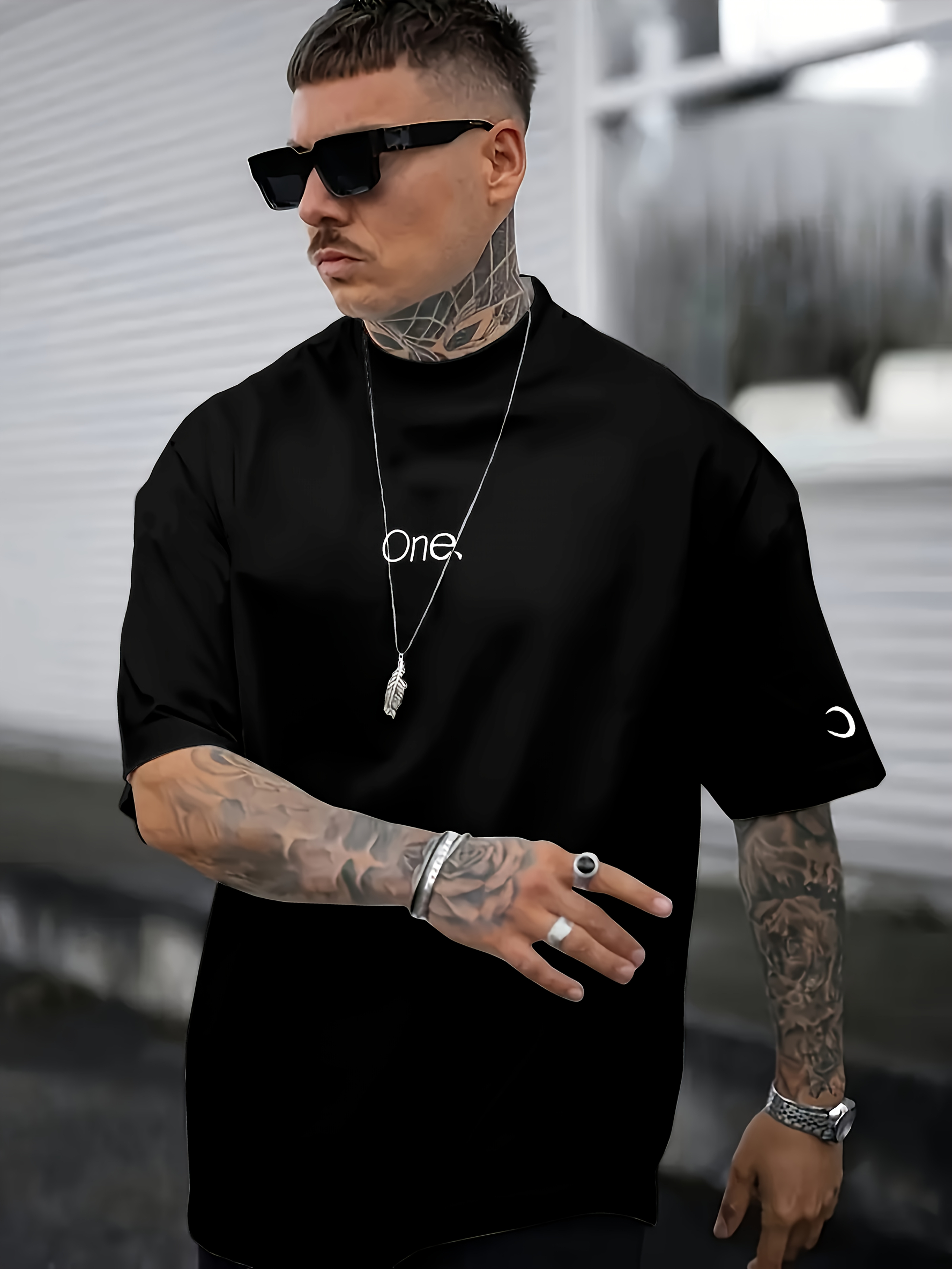 Men's Flat Shoulder Casual T-Shirt JT6209