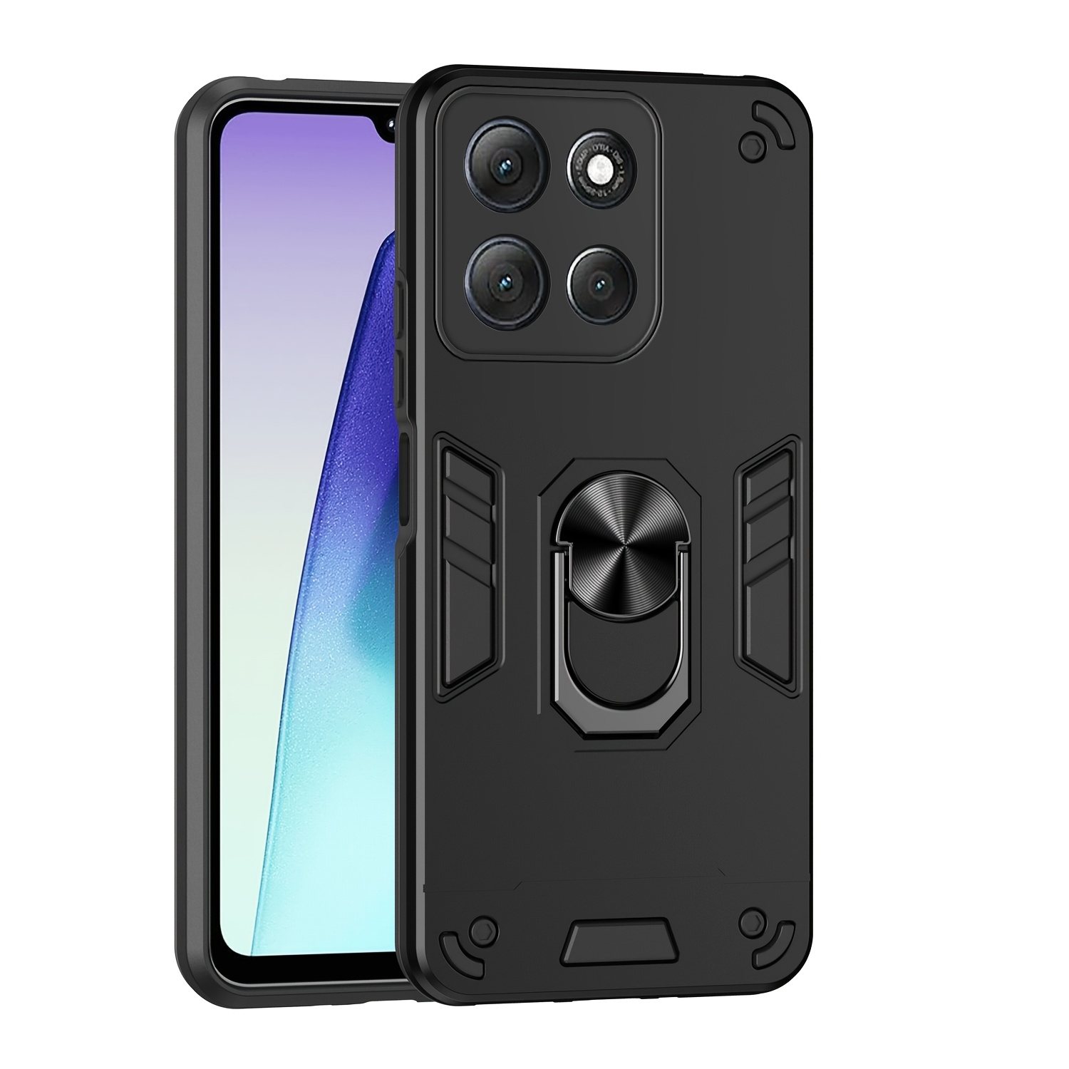 TEMU Phone Case - Suitable For Motorola For Moto G86 Power Phone Case, With Built-in Sliding Camera Cover And Ring