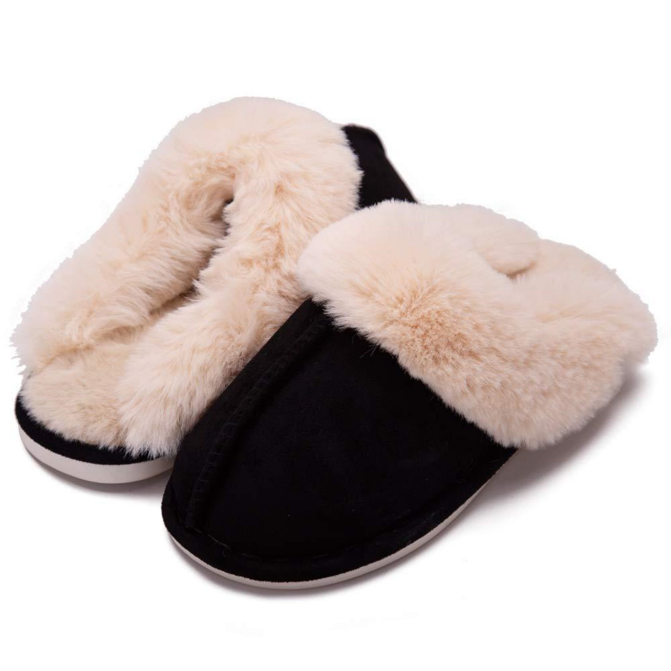 

[ ] Fluffy Slippers - - , , Lined, & - For