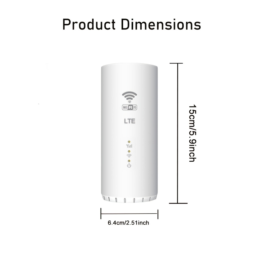 5G Cylindrical Card Insertion Router CPE Wireless Router Is Portable And Convenient for Daily Travel. It Supports 10 Frequency Bands (B1/B3/B5/B7/B8/B20/B38/B39/B40/B41) for Stable Connection