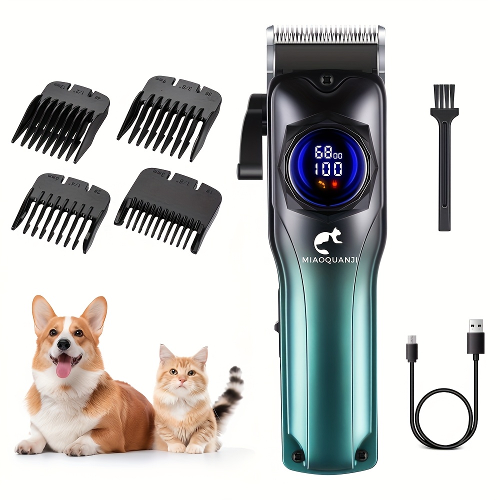 Image of Grooming Clippers For Dogs, A Low-noise Shaver Kit, Rechargeable Cordless Electric Trimmer, And A Quiet Hair Clipper Set Suitable For Pets Like Dogs And Cats