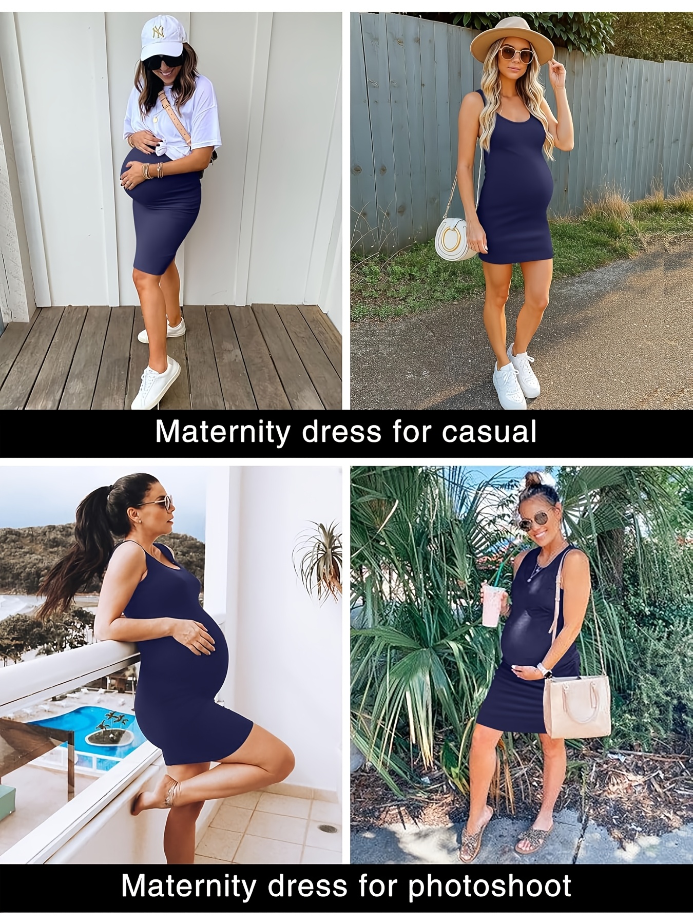 womens maternity dresses daily baby shower photography short - Temu