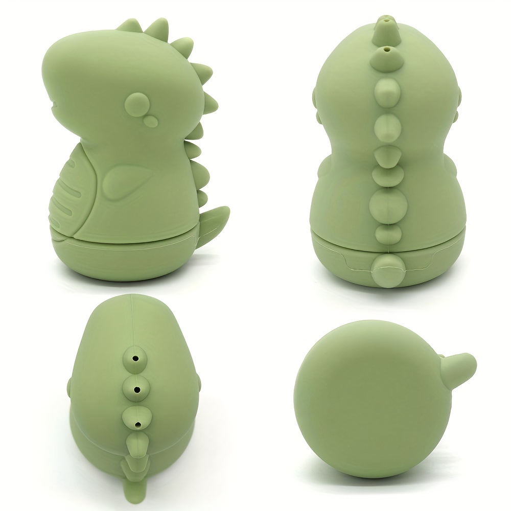 baby bathroom sprinkle toy silicone animal shape water spray toy set for toddlers details 2