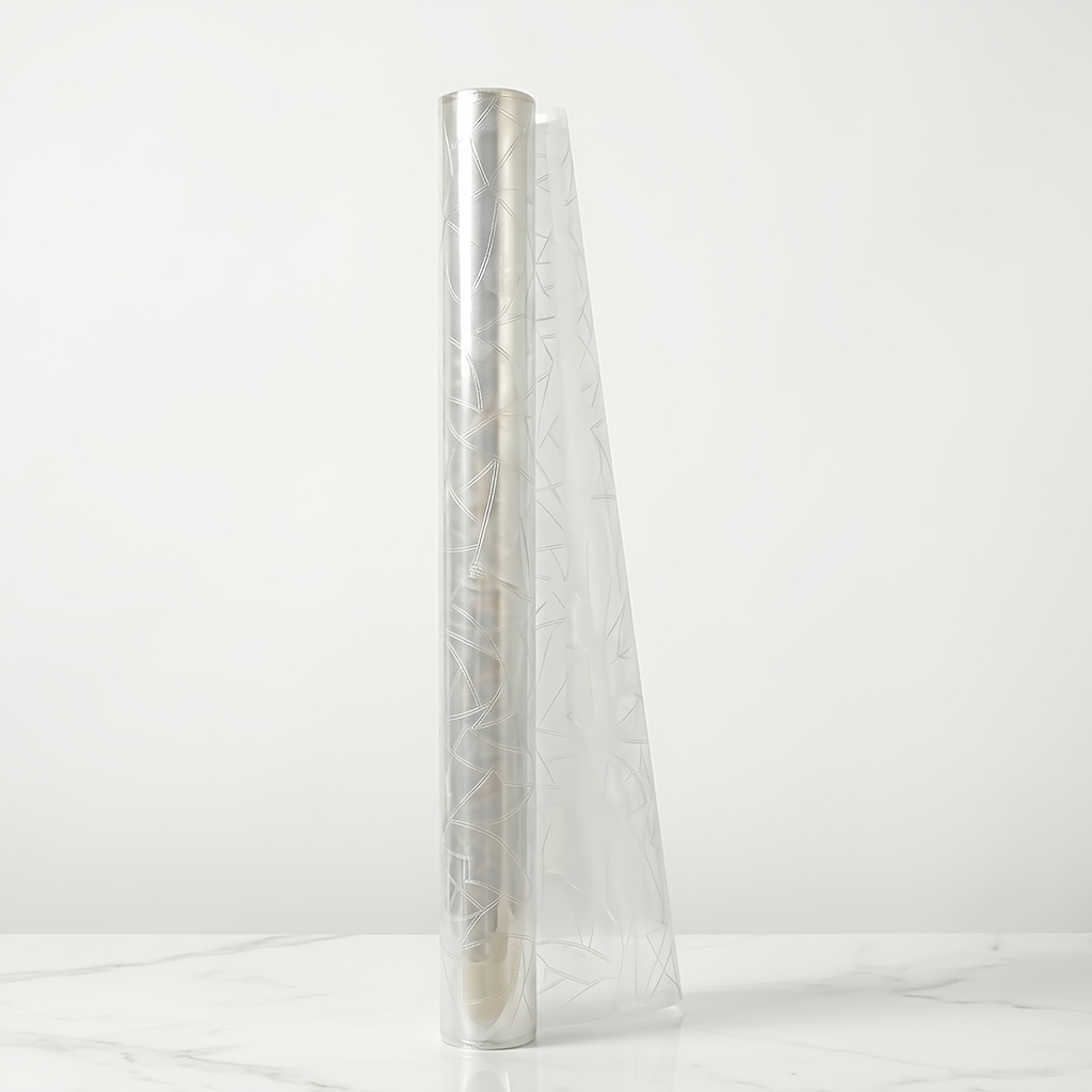 TEMU Film de fenêtre électrostatique vitrail brisé à texture verre pour une haut de gamme. Adhésion électrostatique couture qui ne se soulève pas, et