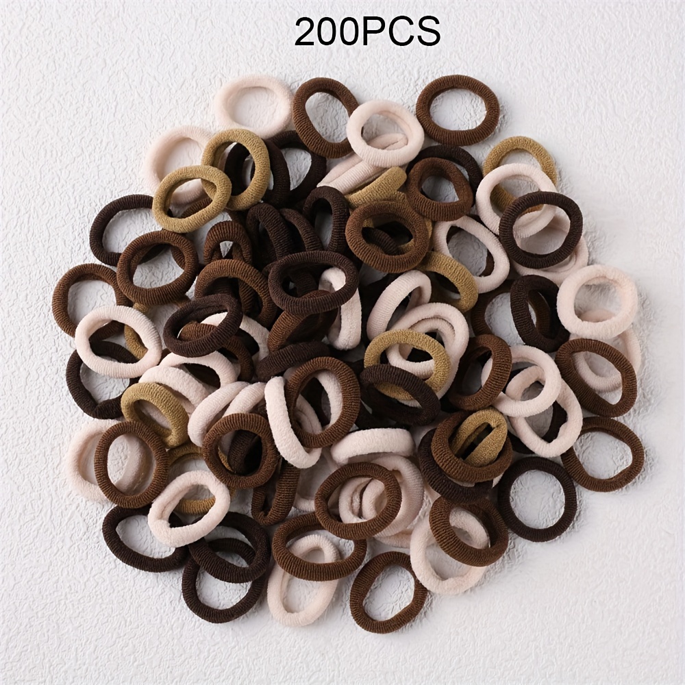 200 Pezzi Elastici Resistenti Capelli Accessori Semplici - Temu Italy