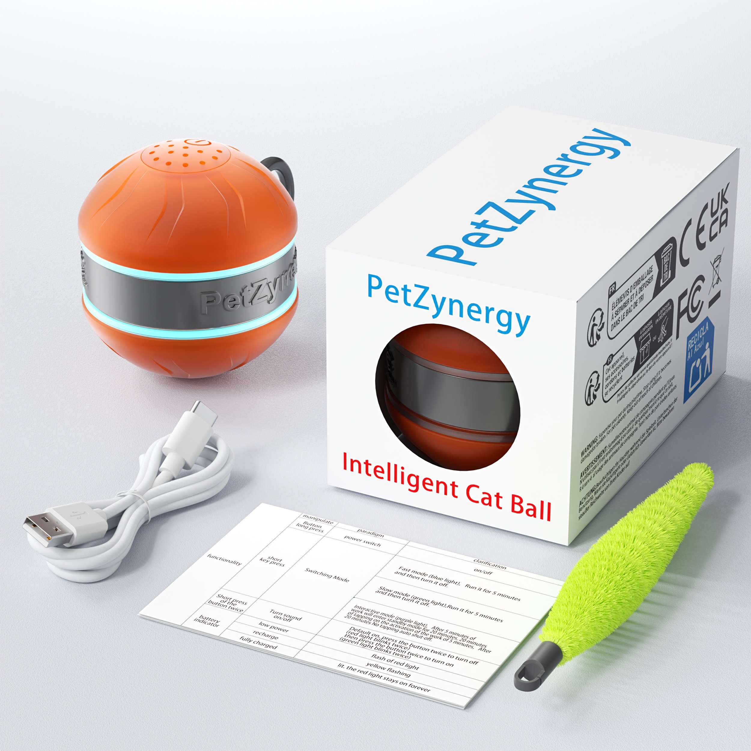 Image of Indoor/outdoor Cat Interactive Toy, 3rd Generation Agility Mobile Cat Ball With Teaser Tail, Automatic Cat/kitten Toy For Bored Indoor Adult Cats, Multiple Smart , Activated Type