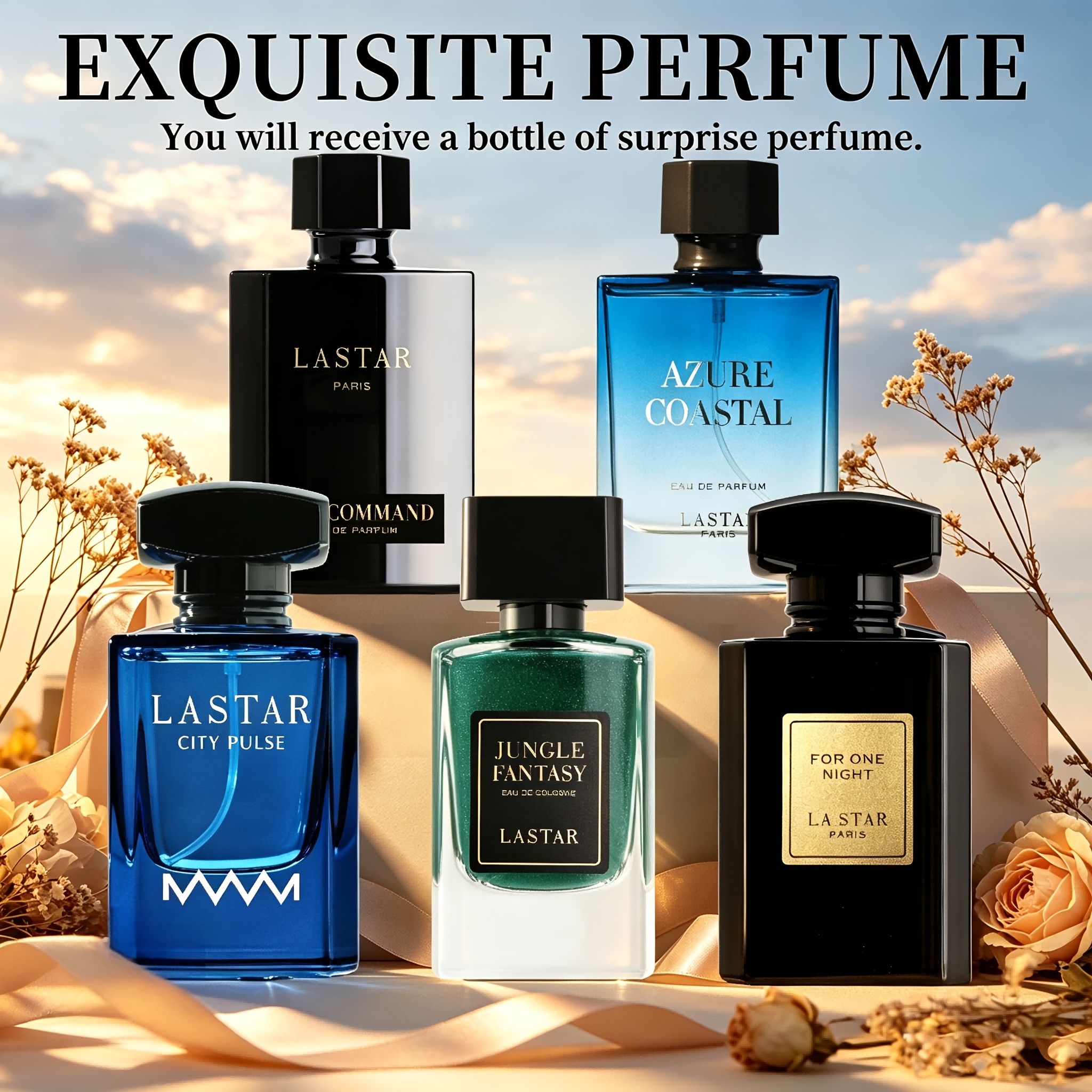 TEMU [ Perfume] Mysterious Surprise Men's Exclusive Pheromone Perfume Cologne. Choose 1 Bottle From Various Bottles. Style And Fragrance Are