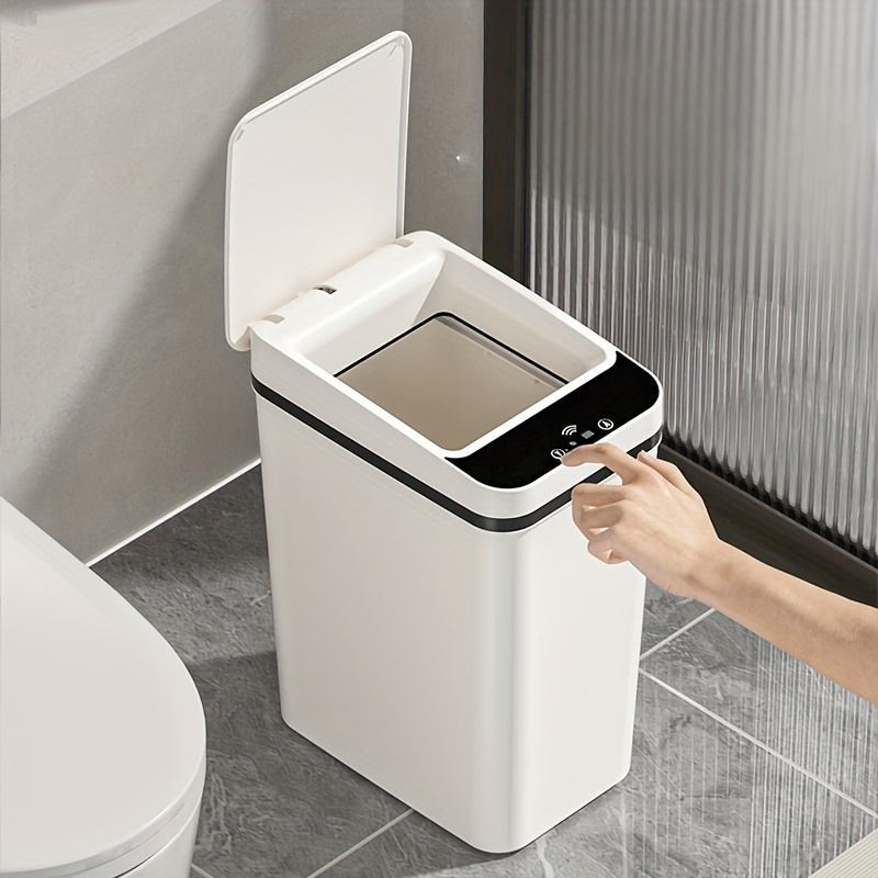 Smart Trash Can, Diaper Pail with Sensor Lid for Changing Diapers – Suitable for Bedroom, Bathroom, Office, and Living Room