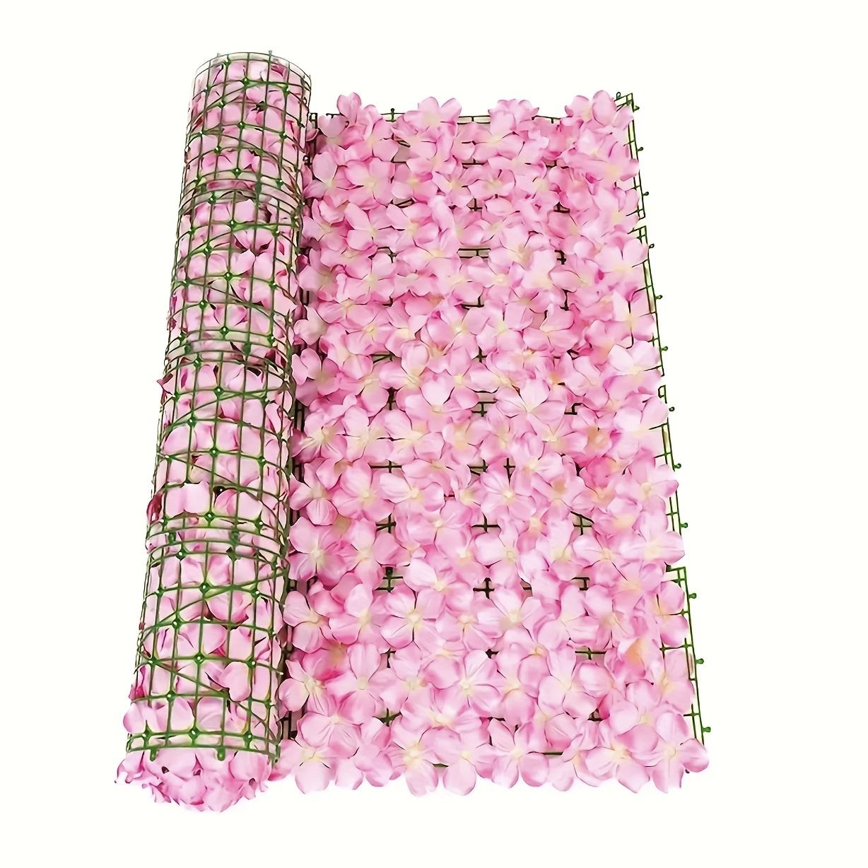 

1pc Artificial Flower Wall Panel (1m/3.28ft), Realistic Floral Backdrop For Weddings, Birthdays, Bridal Events, Home Decor, Plastic, Indoor & Outdoor