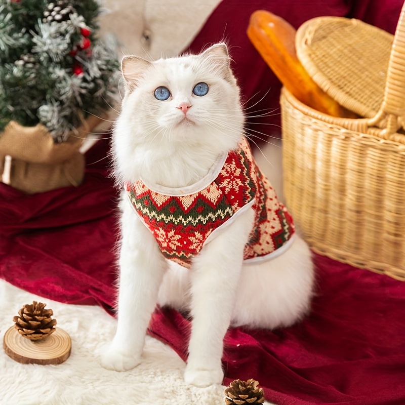 

And Cat Snap - Christmas Knitwear And Small - , Polyester, Non-waterproof Pet For & Toy Breeds