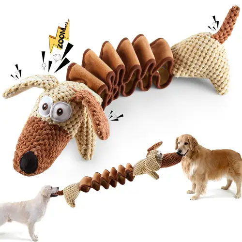 large squeaky dog toys and crinkled paper filled pull dog bite toys for large medium and small dogs pet supplies without battery