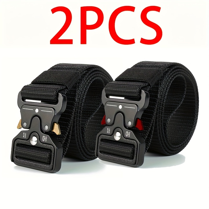 2pcs Quick Release Outdoor Training Belts for Men