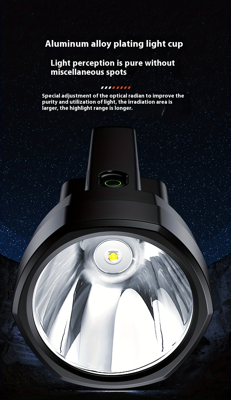 Philips Rechargeable Battery Flashlight, Ultra-Long Life, High Capacity, Portable Spotlight for Outdoor and Emergency Lighting