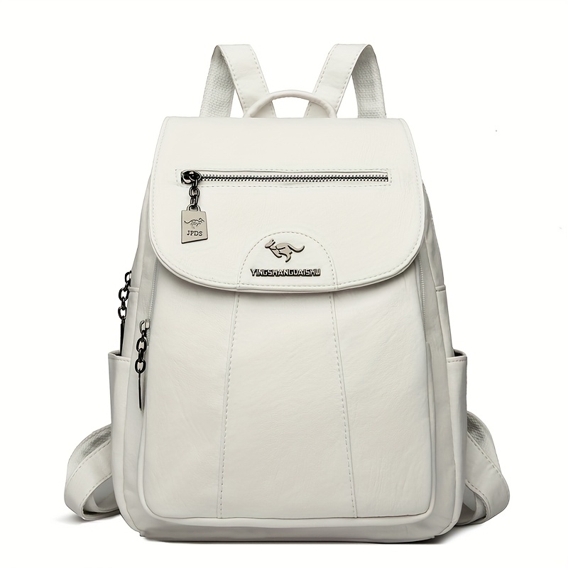 2025 new large capacity womens backpack fashionable and versatile featuring a simple and vintage design suitable for shoulder and crossbody use Product details 15