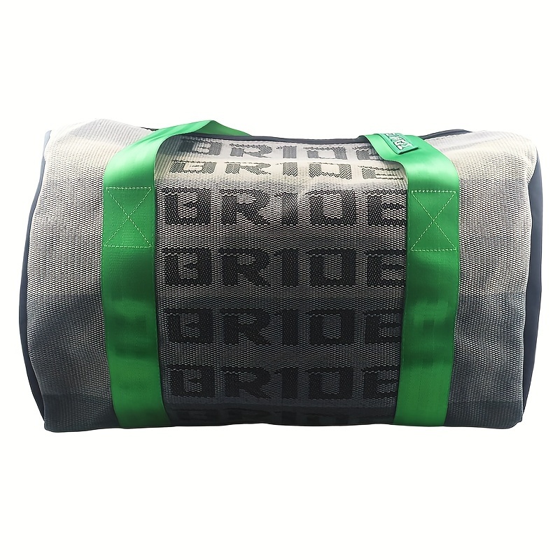 Image of Jdm Style Brd Large Fabric Handbag Racing Duffle School Bags Outdoor Travel Luggage Bag Seat Harness
