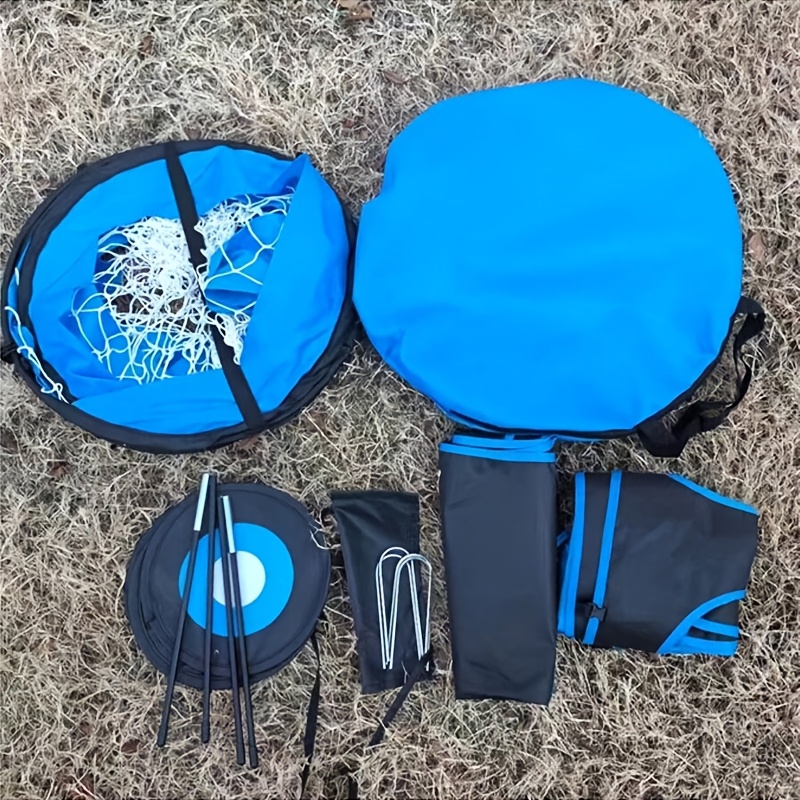TEMU A Portable, Detachable, Soccer Training Net That Serves As A Four-in-one Soccer Goal