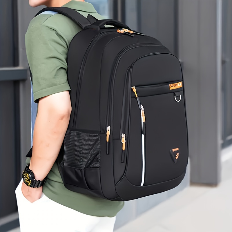 

1pc Large Capacity Travel Backpack For Men, Laptop Backpack, Multi-pocket Commuter Backpack, Suitable For School