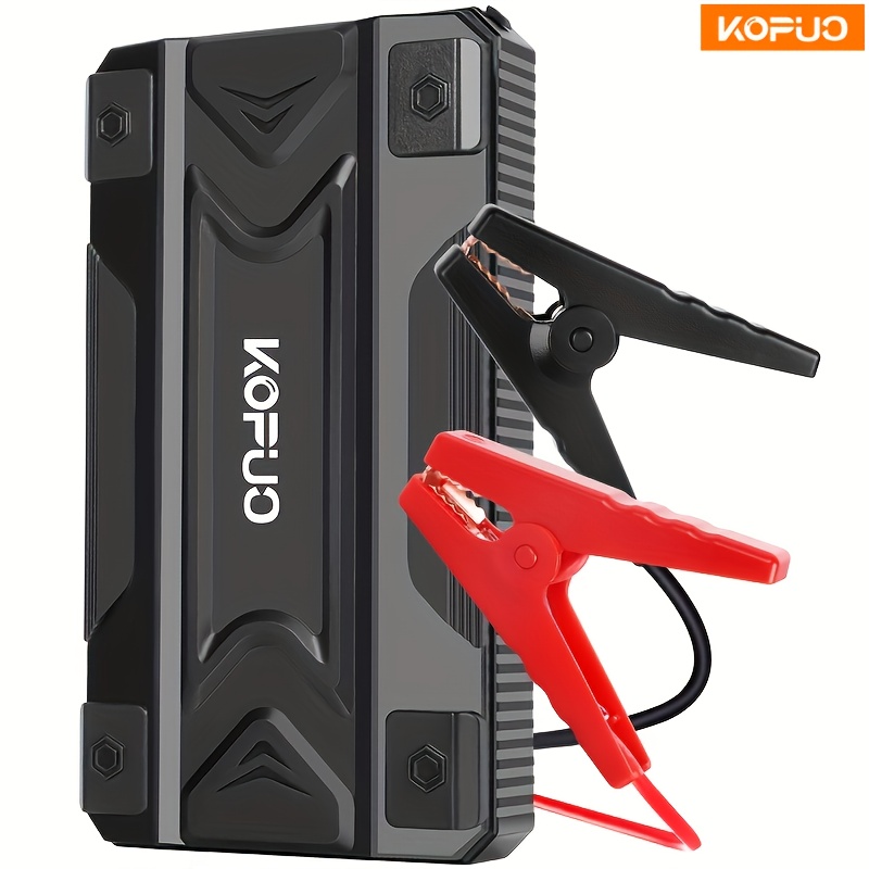 E-shop KOPUO Starthilfe Auto Batterie, 3000/ Auto Starthilfe Batterie Pack für bis zu 8.5L Benzin und 7.0L Diesel Motoren, 12V Portable Starthilfe Box