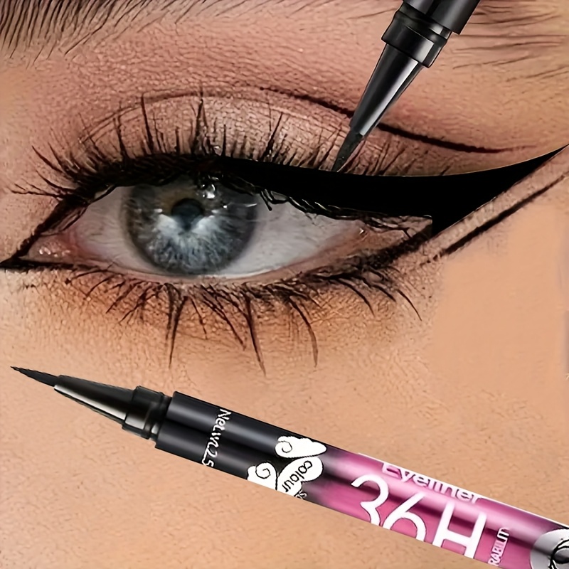 1pc fine tip eyeliner pen waterproof smudge - Temu