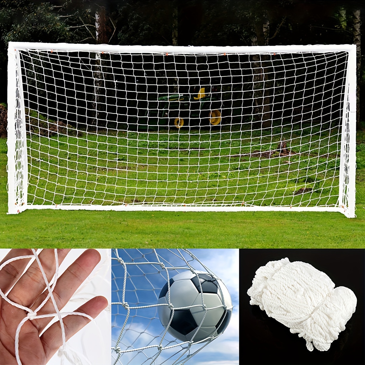 

Soccer Net Heavy Duty Polyethylene Anti-impact Football Foldable Portable Soccer Net Football For Football Training