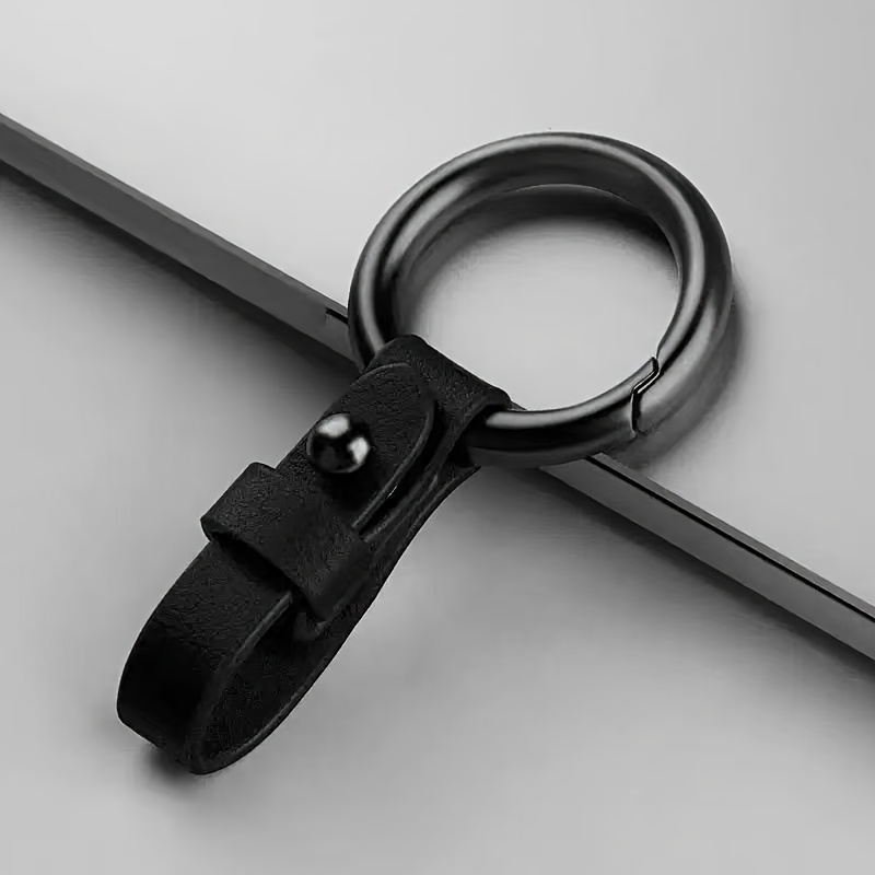 TEMU Porte-clés Métallique pour Homme - Porte-clés Minimaliste - Support de Clé Extérieur