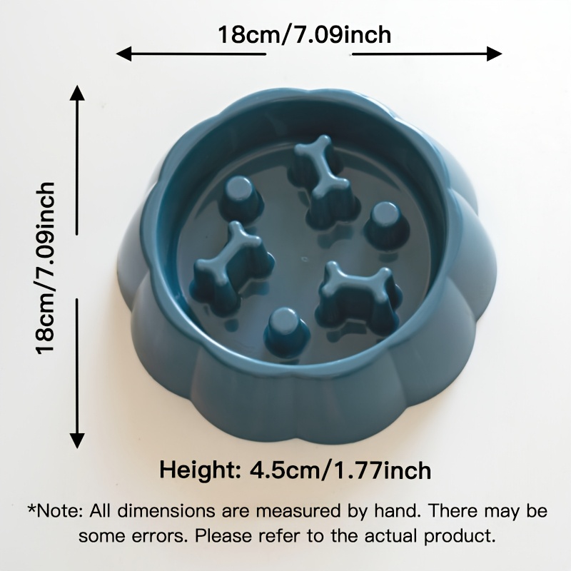 Image of Pet Bowl Slow Feeder Dog Food Dish Anti-choking Pet Supplies For Small And Medium Dogs