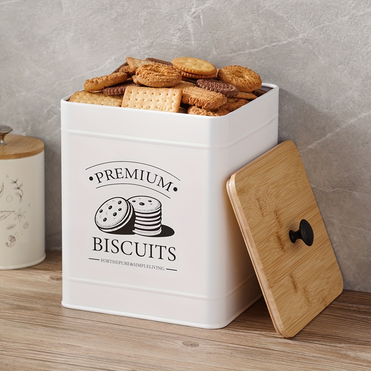 a jar for storing   snacks and other food items at home 0