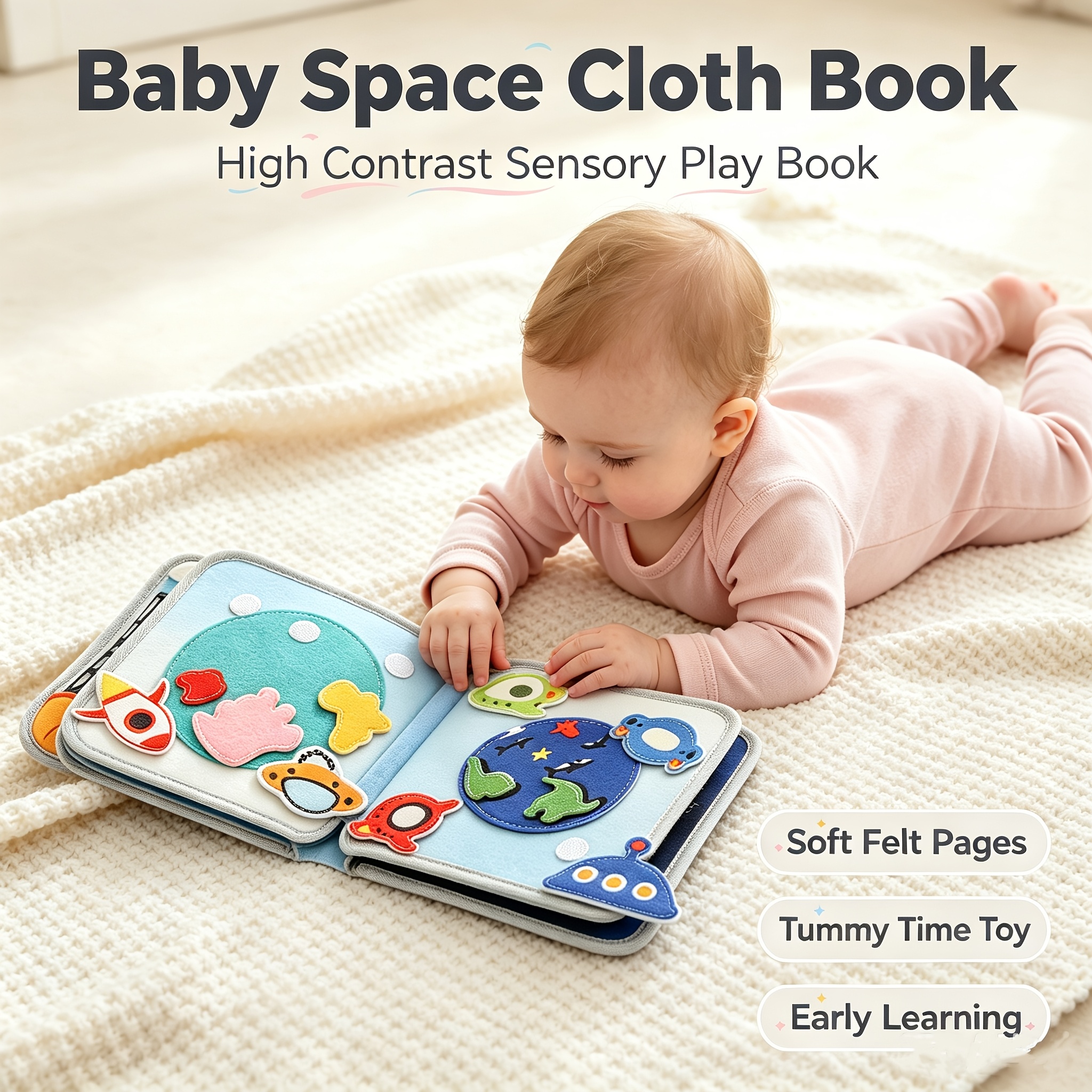 3D Cloth Book for Cognitive Learning and Interactive Play