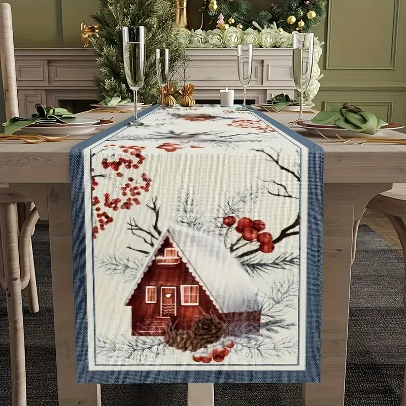 1 stück tischläufer weihnachtstischläufer