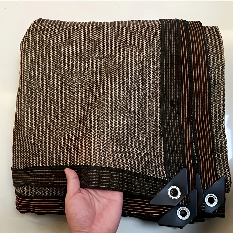 1pc of 90   sun shade fabric   in multiple sizes with reinforced grommets high density pe waterproof mesh suitable for gardens greenhouses and patios applicable in summer and autumn