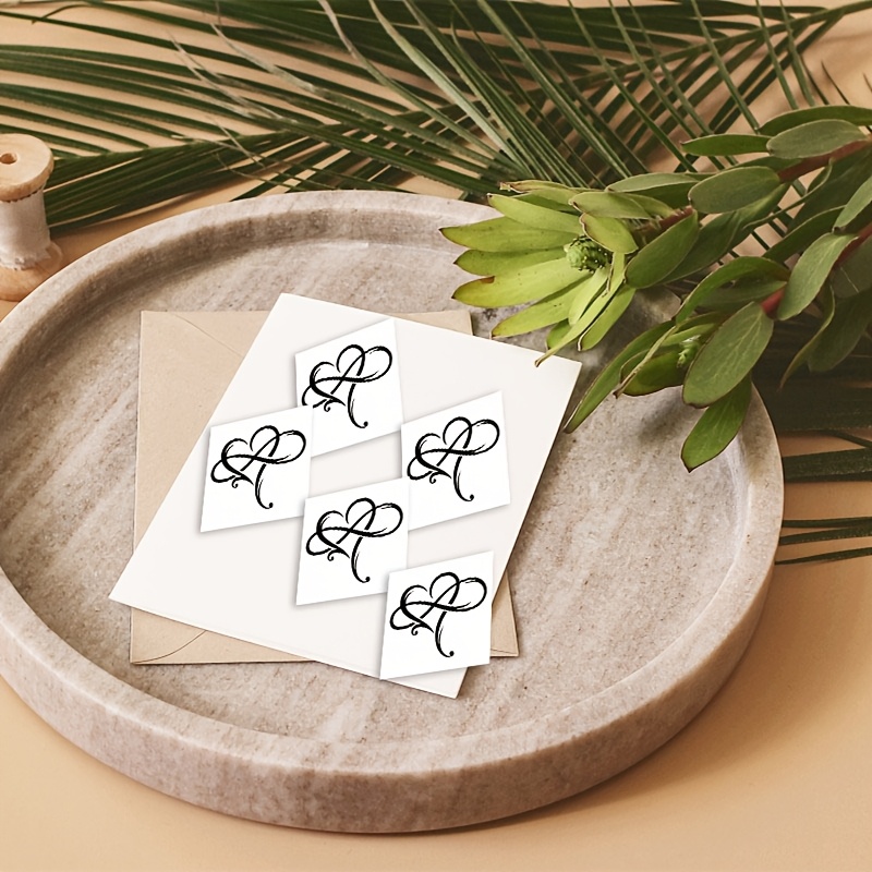 5pcs -shaped And Temporary Tattoos, Valentine's Day Heart Temporary Tattoos, Waterproof And Lasting 3-5