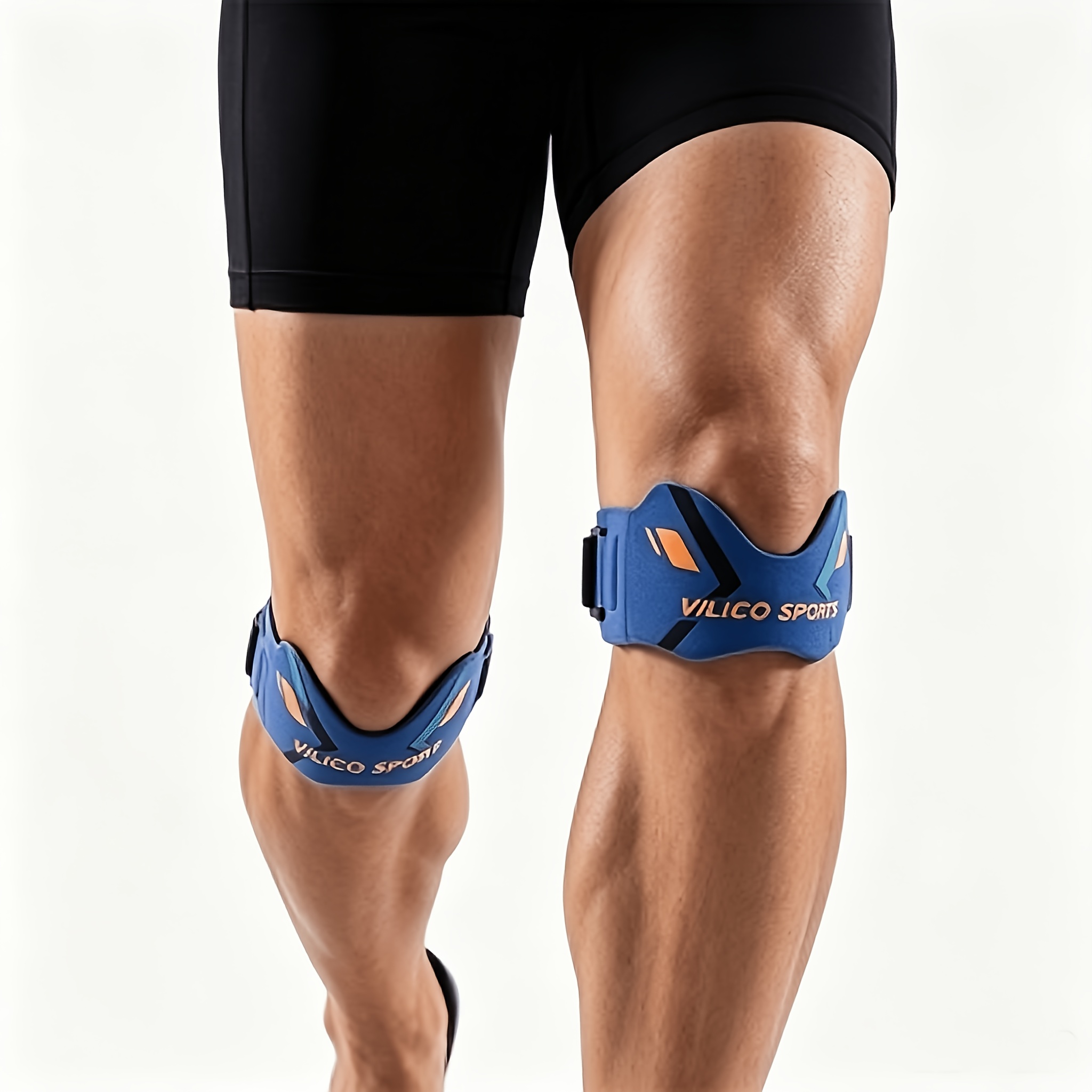 TEMU Vilico 2pcs Professional Patella Strap, Lightweight And Comfortable, Multiple Colors , A Pair Of Practical Sports Patella Support Straps,
