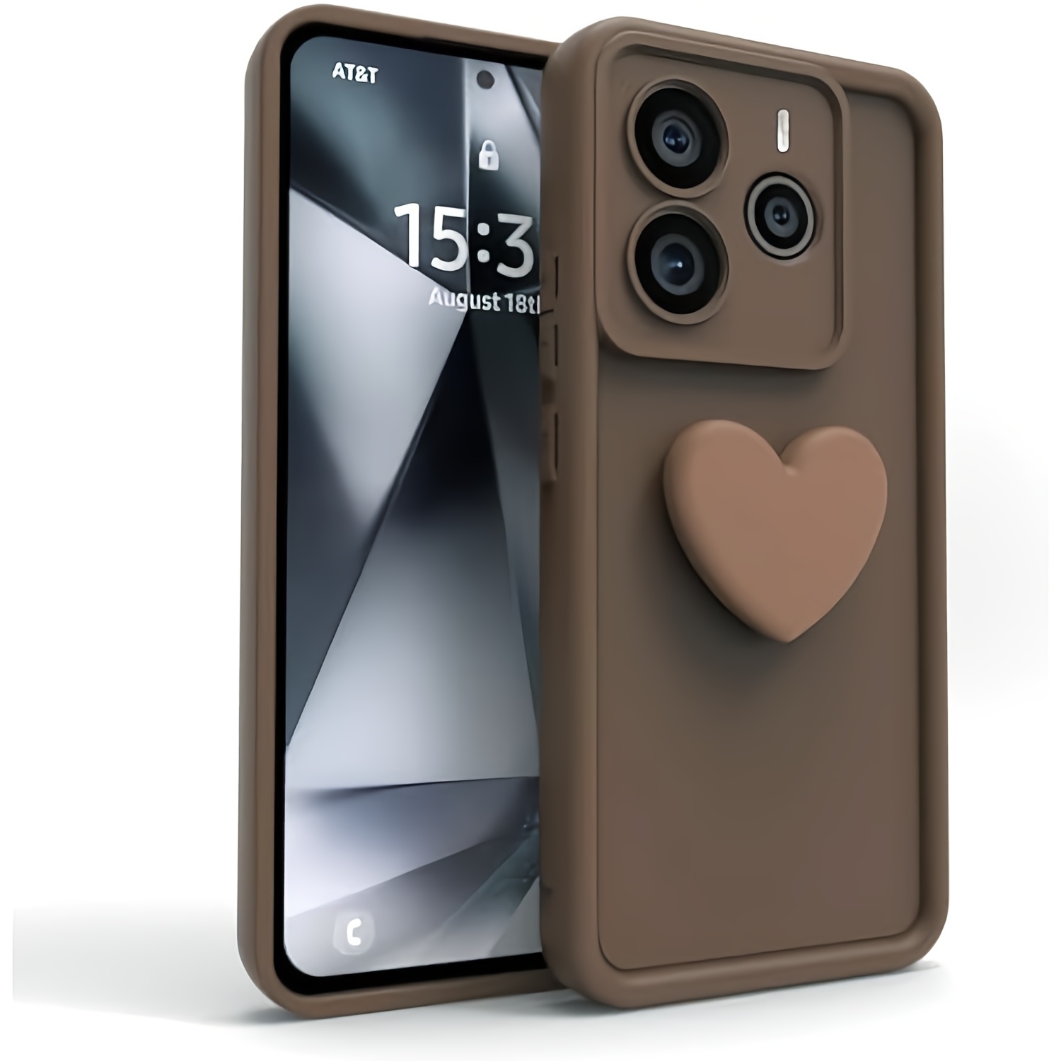 PanXCase Cover per Xiaomi 14 - Custodia 3D Heart Disegni
